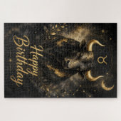 Stier Happy Birthday Sternzeichen Design Legpuzzel (Horizontaal)