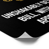 Stier - Horoscoop, Grappige Zodiac Teken Humor Poster (Hoek)