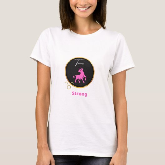 Stier Horoscoop T-Shirt (Voorkant)