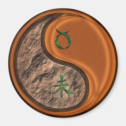 Stier & Hout Geit Magneet (Voorkant)