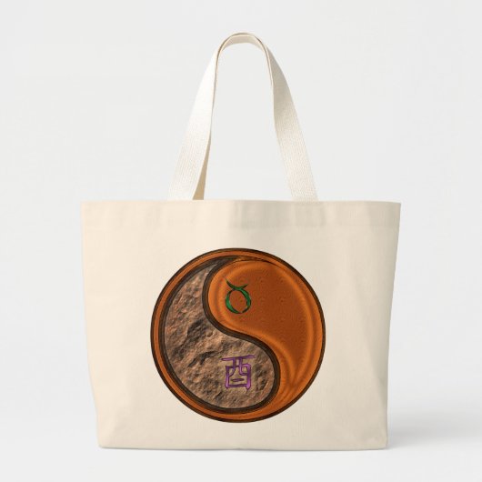 Stier & Hout Haan Grote Tote Bag (Voorkant)