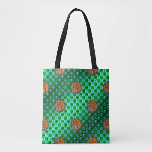 Stier & Hout Hond Tote Bag (Voorkant)