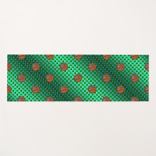 Stier & Hout Hond Yogamat (Voorkant (horizontaal))