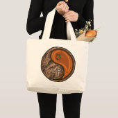 Stier & Hout Paard Grote Tote Bag (Voorkant (product))