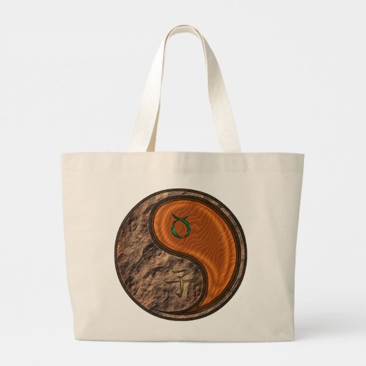 Stier & Hout Rat Grote Tote Bag (Achterkant)