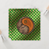 Stier & Hout Rat Kaart (Voorkant / Achterkant in situ)