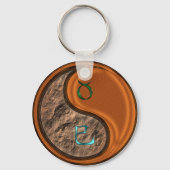 Stier & Hout Slang Sleutelhanger (Achterkant)