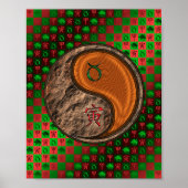 Stier & Hout Tijger Poster (Voorkant)