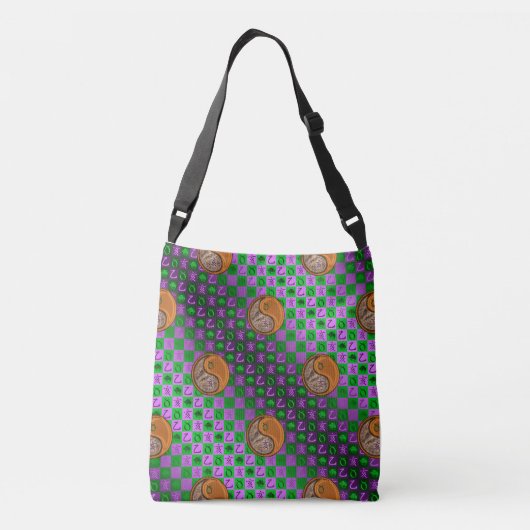 Stier & Hout zwijn Crossbody Tas (Achterkant)