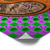 Stier & Hout zwijn Poster (Hoek)