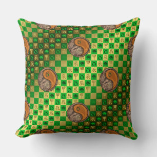 Stier & Houten Draak Kussen