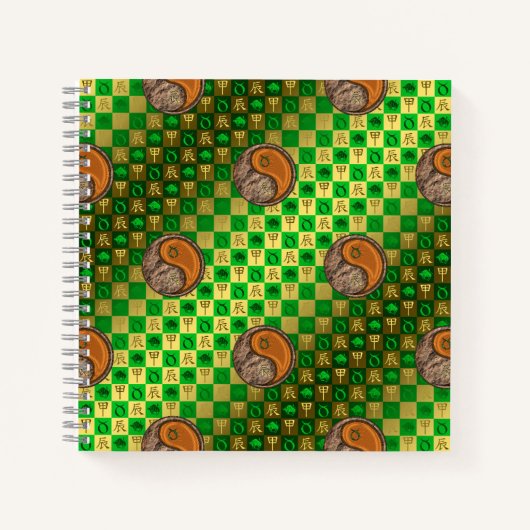 Stier & Houten Draak Notitieboek (Voorkant)