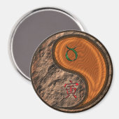Stier & Houten Tijger Magneet (Voorkant / Achterkant)