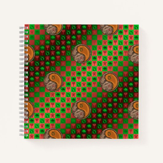 Stier & Houten Tijger Notitieboek (Voorkant)