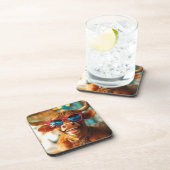 Stier im Beachclub Bier Onderzetter (Rechterzijde)