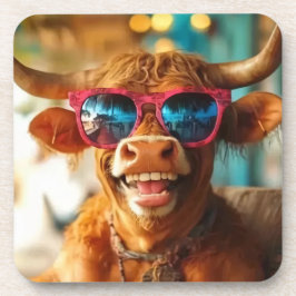 Stier im Beachclub Bier Onderzetter