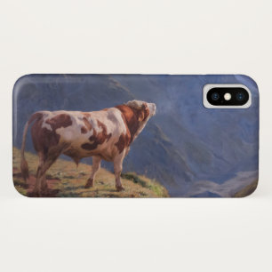 Stier in de Alpen (door Eugène Burnand) Case-Mate iPhone Case