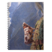 Stier in de Alpen (door Eugène Burnand) Notitieboek (Voorkant)