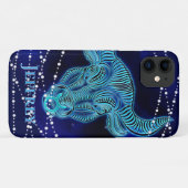 Stier in donkerblauw II Case-Mate iPhone Case (Achterkant (horizontaal))