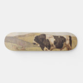 Stier in een landelijk landschap (Ferdinand Hodler Persoonlijk Skateboard (Horizontaal)