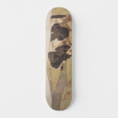 Stier in een landelijk landschap (Ferdinand Hodler Persoonlijk Skateboard (Voorkant)