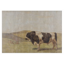 Stier in een landelijk landschap (Ferdinand Hodler