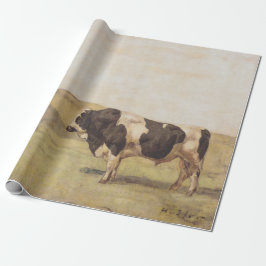Stier in een Zwitsers landschap (Ferdinand Hodler) Cadeaupapier