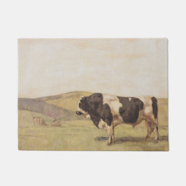 Stier in een Zwitsers landschap (Ferdinand Hodler) Deurmat