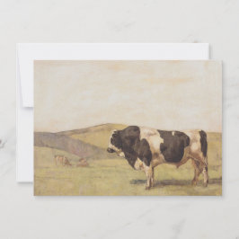 Stier in een Zwitsers landschap (Ferdinand Hodler) Kaart