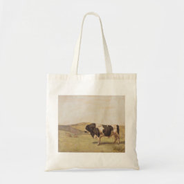 Stier in een Zwitsers landschap (Ferdinand Hodler) Tote Bag