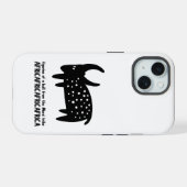 Stier iPhone 15 Case (Achterkant horizontaal)