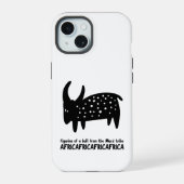 Stier iPhone 15 Case (Achterkant)