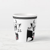 Stier, jaar van de stier, 2021, grappige stier latte mok (Voorkant)