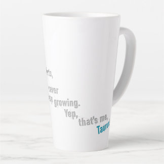 Stier Leuk Inspirerend Ontwerp Dagelijks Gebruik A Latte Mok