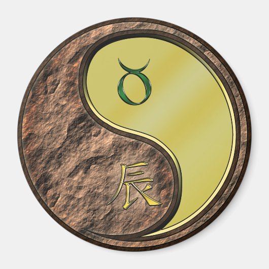 Stier & Metaal Draak Magneet (Voorkant)
