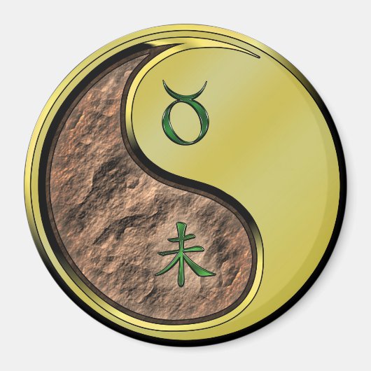 Stier & Metaal Geit Magneet (Voorkant)