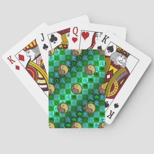 Stier & Metaal Hond Pokerkaarten (Achterkant)
