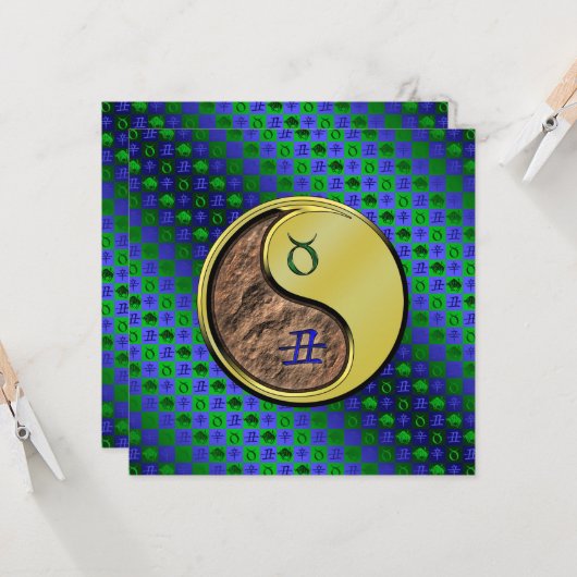 Stier & Metaal Os Kaart (Voorkant / Achterkant in situ)