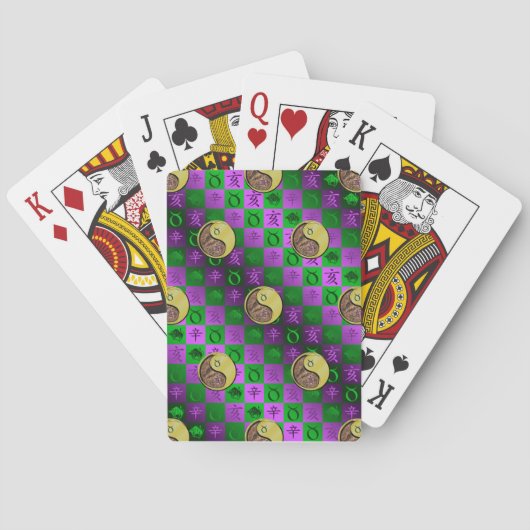 Stier & Metaal Os Pokerkaarten (Achterkant)