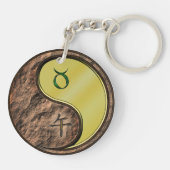 Stier & Metaal Paard Sleutelhanger (Achterkant)