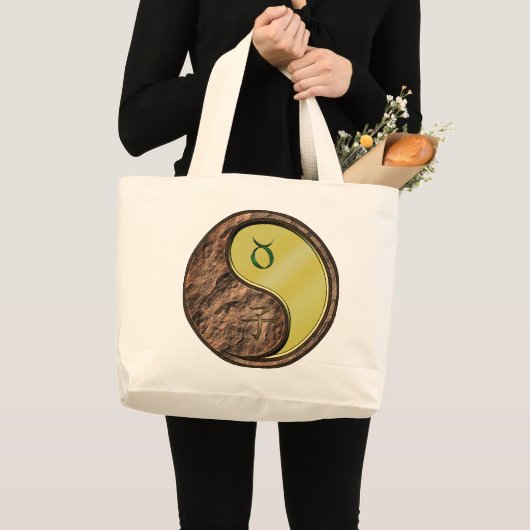 Stier & Metaal Rat Grote Tote Bag (Voorkant (product))