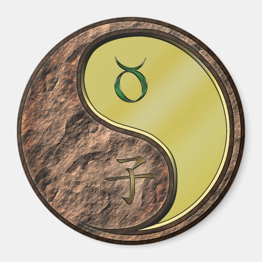 Stier & Metaal Rat Magneet (Voorkant)