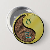Stier & Metaal Slang Ronde Button 7,6 Cm (Voorkant /achterkant)