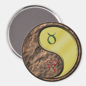 Stier & Metaal Tijger Magneet (Voorkant / Achterkant)