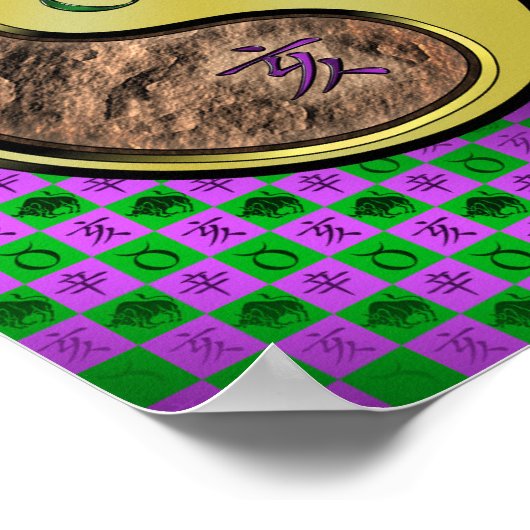 Stier & Metaalbeer Poster (Hoek)