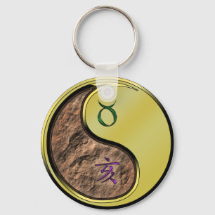 Stier & Metaalbeer Sleutelhanger