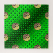 Stier & Metalen Geit Legpuzzel (Horizontaal)