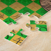 Stier & Metalen Paard Legpuzzel (Zijkant)