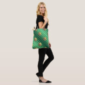 Stier & Metalen Slang Tote Bag (Op model)
