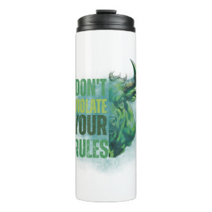 Stier ontwerp Herinnering Motivatie Thermosbeker